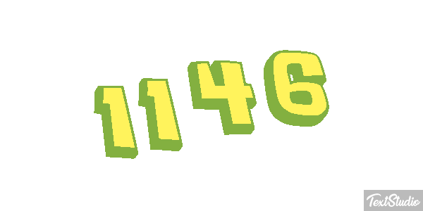 1146 Tekst effect