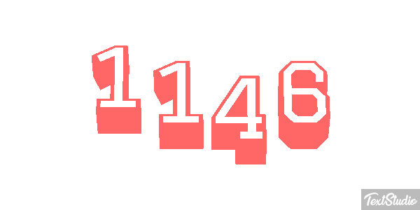 1146 Tekst effect