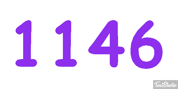 1146 Tekst effect