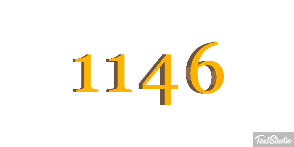 1146 Tekst effect