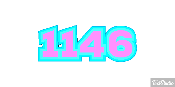 1146 Tekst effect