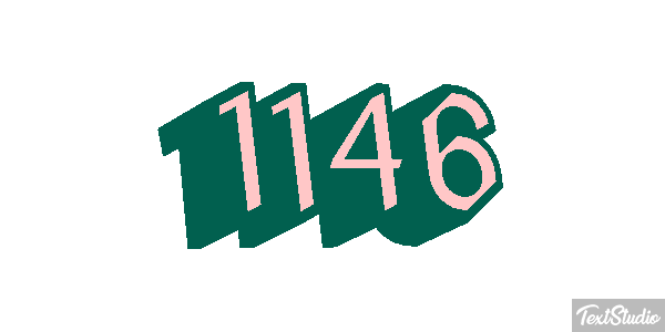 1146 Tekst effect