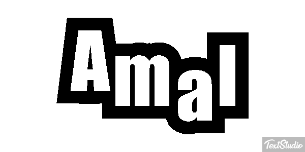 Amal Text effect