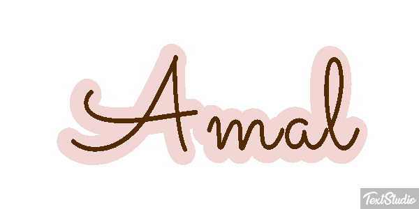 Amal Text effect