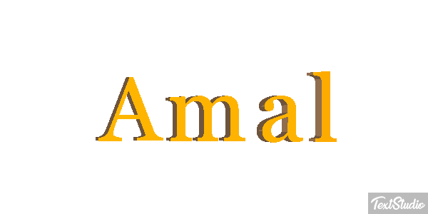 Amal Text effect