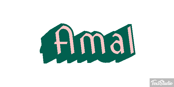 Amal Text effect
