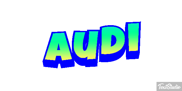 Audi Efeito do texto