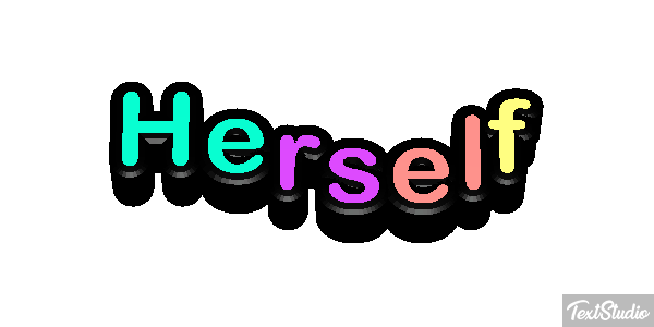 Herself Effet de texte