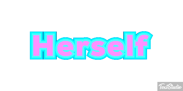 Herself Effet de texte