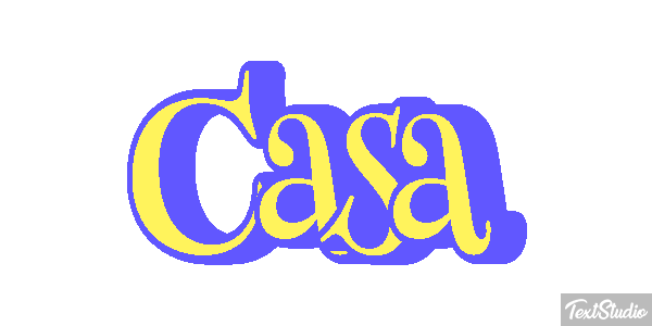 Casa Efecto de texto