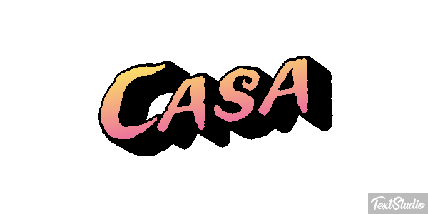 Casa Efecto de texto