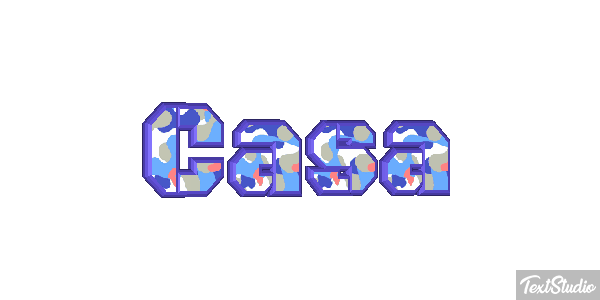Casa Efecto de texto
