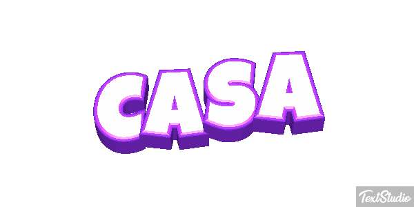 Casa Efecto de texto