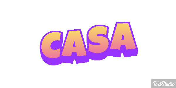 Casa Efecto de texto
