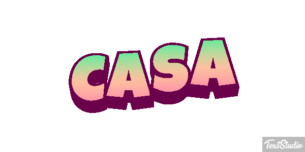 Casa Efecto de texto