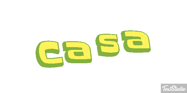 Casa Efecto de texto
