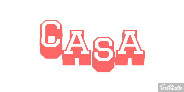 Casa Efecto de texto