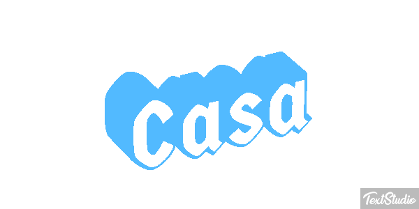 Casa Efecto de texto