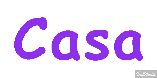 Casa Efecto de texto