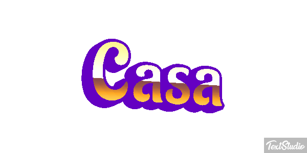 Casa Efecto de texto