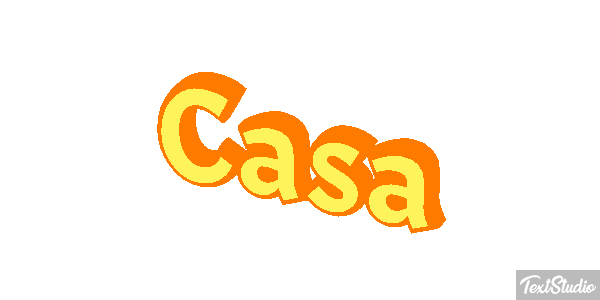 Casa Efecto de texto