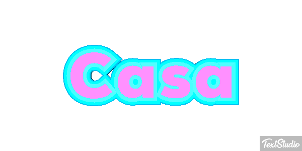 Casa Efecto de texto