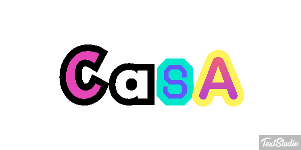 Casa Efecto de texto