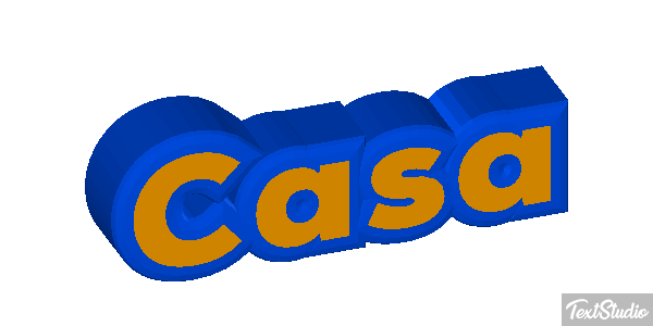 Casa Efecto de texto