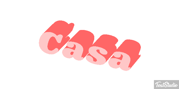 Casa Efecto de texto