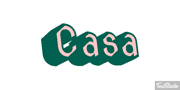 Casa Efecto de texto