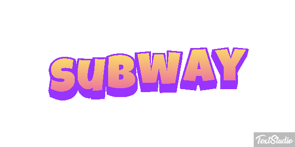 Subway Effetto testo