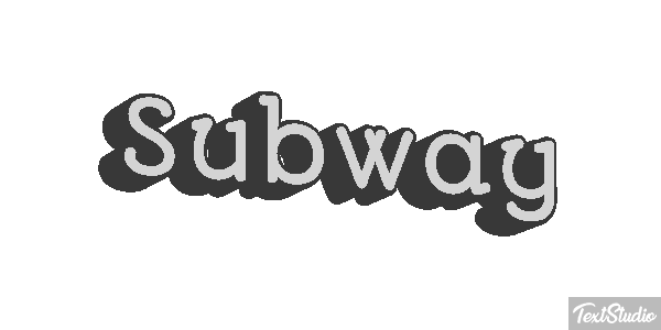 Subway Effetto testo