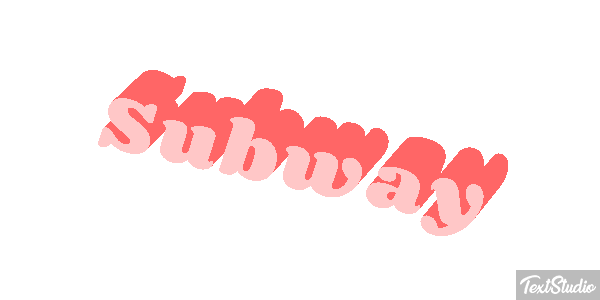 Subway Effetto testo