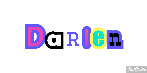 Darien Effet de texte