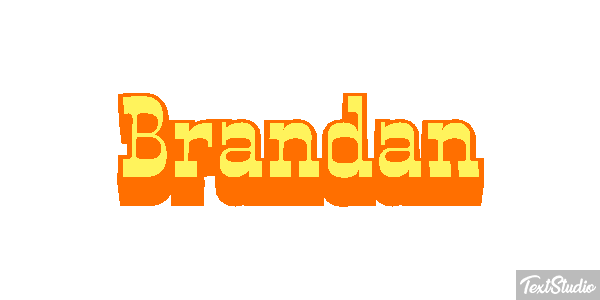 Brandan Text effect