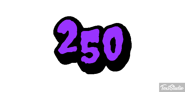 250 Text effect