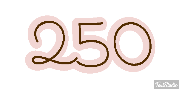 250 Text effect