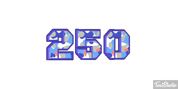 250 Text effect
