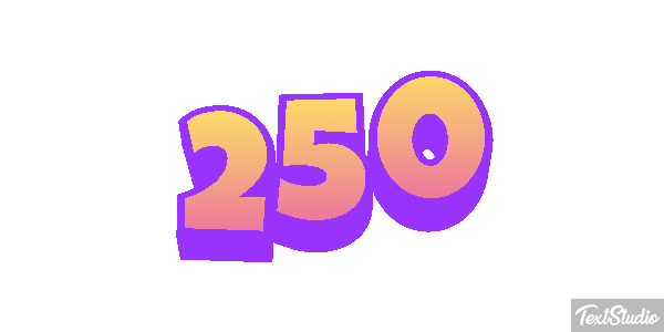 250 Text effect