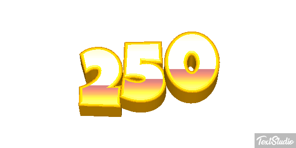 250 Text effect