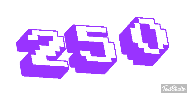 250 Text effect