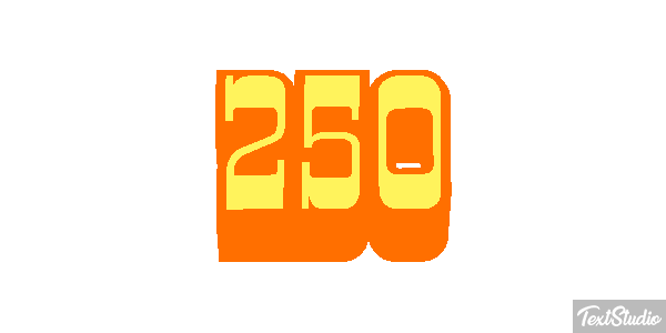 250 Text effect