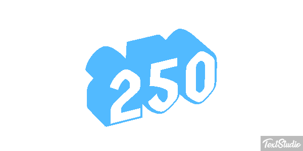 250 Text effect