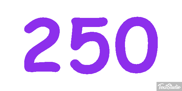 250 Text effect