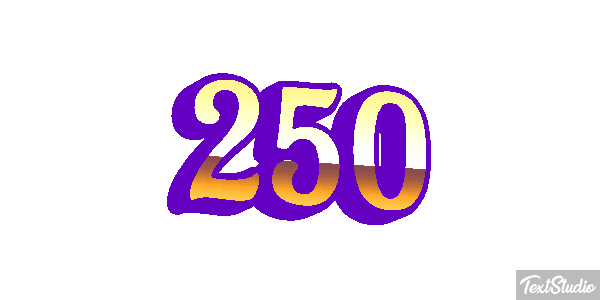 250 Text effect