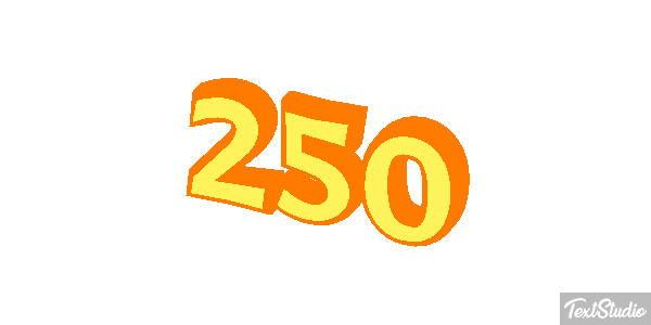 250 Text effect
