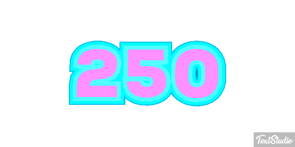 250 Text effect