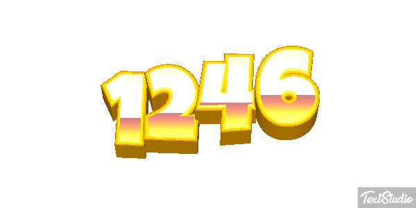 1246 Text effect