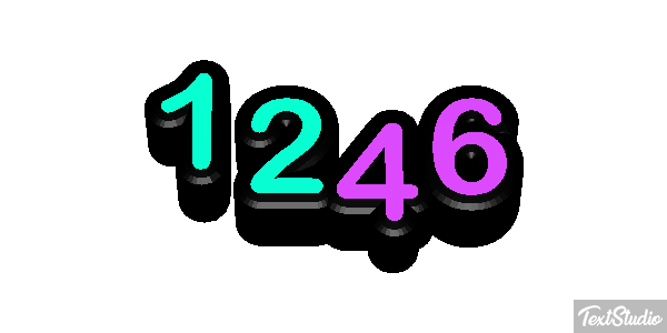 1246 Text effect