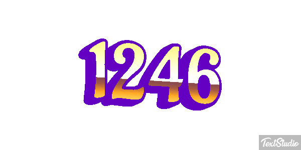 1246 Text effect